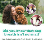 TropiClean Fresh Breath Toothbrush and Toothpaste Kit for Puppies, Teeth Cleaning Kit to Prevent Plaque & Tartar, Breath Freshener, Dog Dental Care
