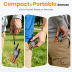 2 in 1 Dog Bark and Shock Collar - 4500FT Anti Bark Dog Training Collar with Remote, 3 Training Modes (Tone, Vibration, Safe Shock), IP67 Waterproof, Portable Training Collar for 5-120lbs Dogs