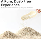 FUKUMARU Tofu Cat Litter, Corn Blend, Clumping, Odor Control, Low Dust 18lb | Corn Fiber Blend, Soft Touch Pellets, Firm Clumps, Easy Scooping Cleanup