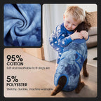 FUAMEY Recovery Suit for Dogs After Surgery,Soft Breathable Dog Bodysuit | E-Collar & Cone Alternative Surgical Suit,Male Female Dog Neuter Spay Suits Anti Licking Wounds Onesie Blue Tie Dye XS