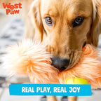 WEST PAW Rowdies Olaf Durable Plush Dog Toy with Reinforced HardyTex Fabric Hand Sewn Seams and Engaging Squeaker for Chewers and Cuddlers - Citrus