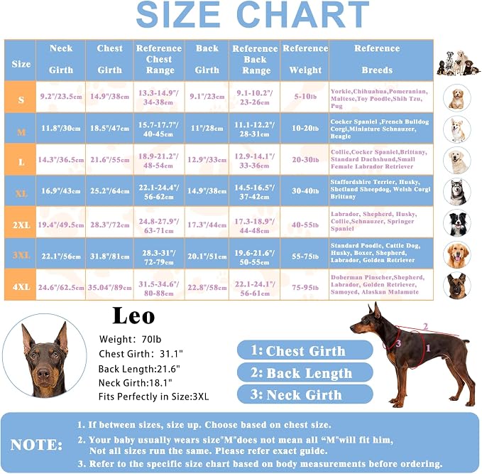 Large Dog Pajamas, Lightweight Stretchy Knit Dog Onesie for Large Breeds, Soft Pet Recovery Shirt, Blue Jellyfish, XXX-Large (55–75 lb)
