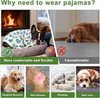 Dog Pajamas Lightweight Dog Onesies Soft Stretchy Tiny Outfit Clothes for Small Medium Large Puppy Pjs Clothes Doggie Cat Pet Boys Girls Outfit (Medium (10-20lb), Heart)