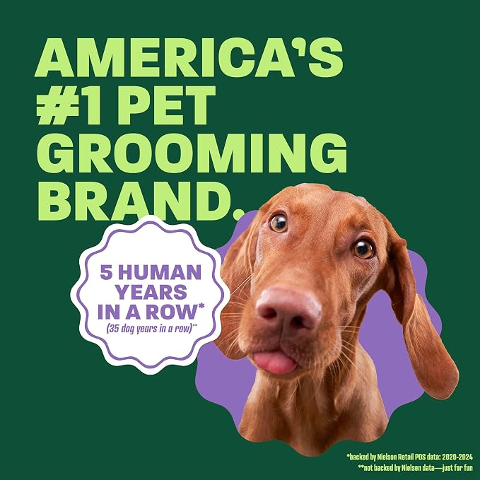 TropiClean Tearless Puppy Shampoo, 3X Long-Lasting BlackBerry Pear Scent, Hypoallergenic Dog Shampoo, Made in the USA, Cat & Kitten Friendly, 20 oz