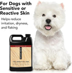 Pride and Groom The Sensitive One | Dog Grooming Shampoo for Puppies and Dogs with Itchy, Dry Skin| Tearless All Natural Body Wash with Essential Oils to Soothe Skin and Reduce Dandruff – 128oz