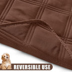 Smiry Waterproof Dog Bed Cover, Reversible Pet Blanket for Sofa Couch | Soft Washable Dog Blanket, Leakproof Couch Cover for Dogs Cats & Furniture Protection, 52x82, Brown/Brown