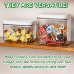 TBMax Large Dog Treat Container Bins 4.75 Qt with One-Press Flip-up Lid, Airtight Pet Dog Cat Treat Jar for Countertop, Pet Biscuit Canister Cookie Holder