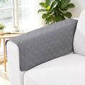 Smiry Waterproof Reversible Pet Couch Covers for Dogs | Pet Friendly, Soft Fabric, Washable Sofa Furniture Protector for Dogs Cat Kids, Checkered (30"x30", Grey/Dark Grey)