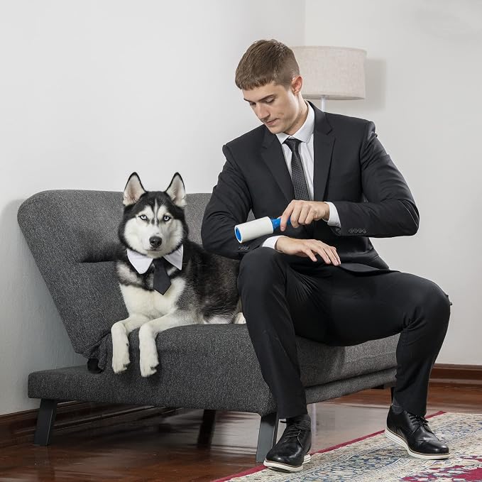 PetLovers Extra Sticky Lint Roller Mega Value Set 600 Sheets for Pet Hair Removal, Dog and Cat Lint Remover 6 Pack
