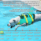 Fragralley Shark Dog Life Jacket, High Buoyancy with Tear-Resistant Nylon, Dog Float Vest for Swimming and Boating, Pet Life Preserver for Small Medium Large Dogs (PFD)