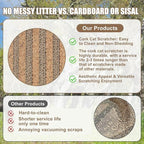 Cork Cat Scratch Pad-2Pcs Replaceable Scratching Mats for Cat Scratchers | Cat Scratch Pad for Cats- 2 Pcs Replaceable Pads-Eco-Friendly Sustainable-Replacement Core for Cats Scratching Board only