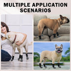 SCENEREAL Dog Socks to Prevent Licking Paws for Hot/Cold Pavement Anti Slip, Dog Shoes for Hardwood Floors, Dog Boots & Paw Protectors with Grippers for Small Medium Large Senior Dogs