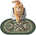 Bienbee Cat Litter Mat, 24" x 15" Dense Trapping Mesh for Litter Boxes | Litter Box Mat with PVC Mesh, Waterproof &Urineproof, Non-Slip Grip, Soft On Kitty Paws and Easy to Clean to Protect Floor