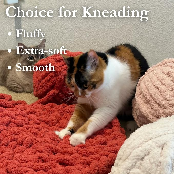 Cat Kneading Mat, Handmade Round Cushion Bed Pad Kittens (Pink, S) | Plush breathable surface, Tree platform, Crate insert, Sofa layer, Floor blanket, Comfort zone, Restful nap station, Washable
