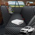 URPOWER XL Dog Seat Cover for Full-Size Truck Back Seat, Waterproof Hammock | Mesh Window, Side Flaps, 600D Oxford, Scratch Resistant, Non-Slip, Easy Install, Machine Washable, Pee Pad Included