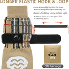 PUPTECK Anti Slip Dog Socks with Double Grippers for Hardwood Floors, Shoes for Hot/Cold Pavement, Boots & Paws Protectors to Prevent Licking, Traction Booties for Senior Small Large Dogs