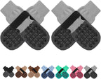 SCENEREAL Dog Socks to Prevent Licking Paws for Hot/Cold Pavement Anti Slip, Dog Shoes for Hardwood Floors, Dog Boots & Paw Protectors with Grippers for Small Medium Large Senior Dogs