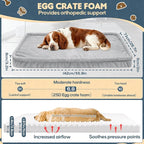 Loiion Dog Car Bed, Non-Slip Backseat Extender Pet Mat 56"x28.7" | Removable, Washable Dog Bed With Waterproof Liner Protects Car Seats, Anti-Slip Travel Bed For Dogs