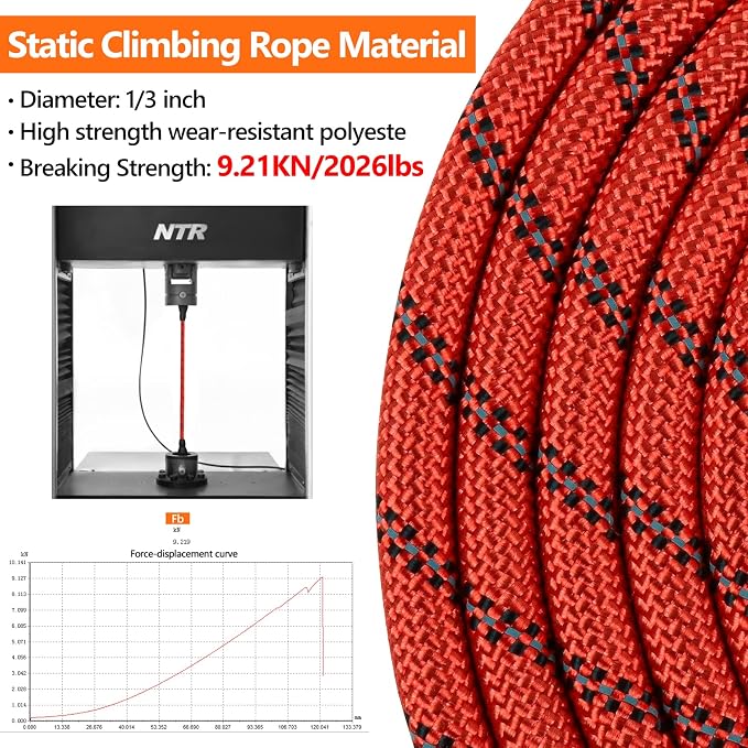 NTR Long Leash for Dogs, 100FT Check Cord with Swivel Lockable Hook and Comfortable Padded Handle for Reflective Dog Leash for Small Medium and Large Dogs Walking Training Hiking Camping Playing