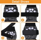 KOOLTAIL Non Slip Dog Socks to Prevent Licking Paws for Hardwood Floors, Dog Boots Shoes for Hot/Cold Pavement with Grippers Traction Control, Waterproof Paw Protector for Small Medium Large Dogs M
