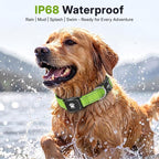 GPS Dog Collar Tracker 2-in-1,Reflective Waterproof Pet Collar,iOS-Only,No Monthly Fees,Unlimited Range,Dog Tracking Collar Pet Tracker,for Small Medium Large Dogs(M (14.5"-19.5"), Green)