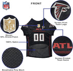 Pets First NFL Atlanta Falcons Dog Jersey, Size X-Small, Football Shirt Costume for Pet, Dog Sports T-Shirt, NFL Team Clothing for Cats, Licensed Pet Apparel Available in 7 Sizes and 32 Teams