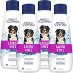 Fresh & Soothing Lavish 4-in-1 Shampoo + Conditioner for Pets, 22oz - 4 Pack