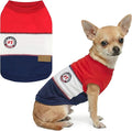Parisian Pet World Champion Dog Tank Top - Breathable Cotton Pet Apparel - Red Puppy Clothes - Lightweight Doggie T Shirts for Dogs - Comfortable Sporty Dog Clothes - Summer Shirts for Small Dogs