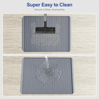 Filmicy Silicone Cat Litter Mat - 31' x 23' Waterproof Large Kitty Mat, Non-Slip, Durable, Easy Clean & Washable Cat Litter Tray Mat for Scatter Control
