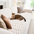 Plush Couch Cover for Dogs – Non Slip Pet Sofa Protector, Ultra Soft Washable Couch Cover for Pets, Anti-Slip Backing Furniture Protector for Cats & Dogs, Fits Standard & L-Shape Sofas (3 Sizes)
