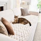 Plush Couch Cover for Dogs – Non Slip Pet Sofa Protector, Ultra Soft Washable Couch Cover for Pets, Anti-Slip Backing Furniture Protector for Cats & Dogs, Fits Standard & L-Shape Sofas (3 Sizes)