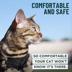 Houdini™ Escape Proof Cat Harness and Leash (Pink, M/L) | Adjustable walking vest with 6ft lead, breathable mesh, secure snug fit, lightweight for travel, hikes and daily adventures