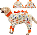 LovinPet Dog Pajamas Large Sized Dog, Anti Licking, Recovery Suit, Lightweight Jurassic Knit, UV for Large Dogs/XXL