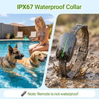 Shock Collar for Dogs（8-150Lbs,3300 ft Training Collar for Dogs,Ip67 Waterproof, Three Training Modes (1-99)，Security Lock