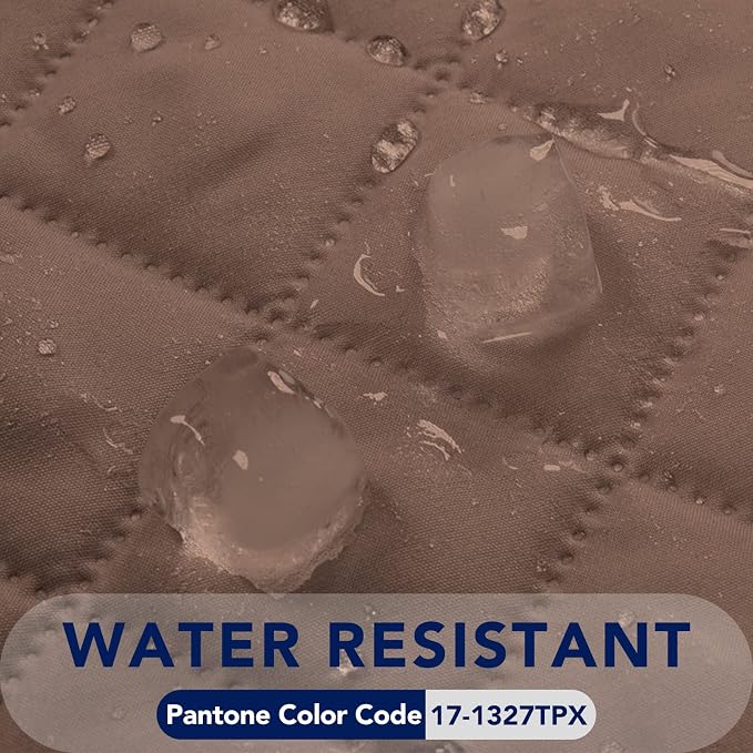 PureFit Reversible Chair Sofa Cover Dog Couch Covers for Sofa, 25.5 in | Brown/Beige, Water Resistant Couch Protector, Washable Pet Couch Cover with Non Slip and Elastic Straps For Kids