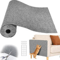 Cat Scratch Couch Furniture Protector Pad from Cat Claws, Grey, 39.3x15.8In | Heavy-Duty Cat Scratch Deterrent for Furniture, DIY Climbing Cat Scratcher for Sofa Corners, Walls, Doors-with 10 Pins