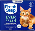 Fresh Step Advanced Ever Fresh Multi Cat Clumping Litter with Febreze Freshness, Ammonia Block Technology, Ultra Absorbent, 16 lb. Box, Pack of 2 | Ultra Absorbent to Last Longer, Scented with Febreze Freshness, Lowest Dust Formula, Compatible with Mos...