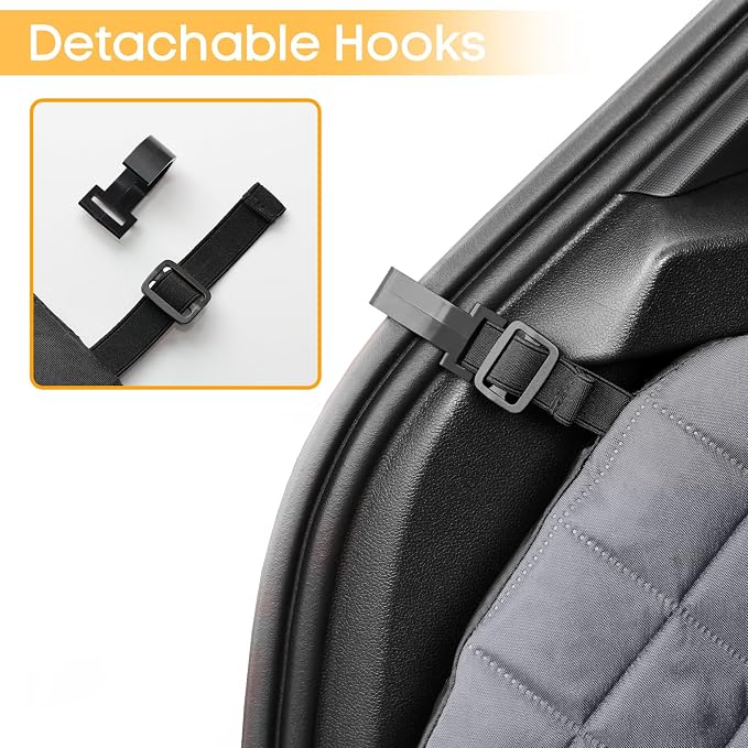 PETICON SUV Cargo Liner for Dogs, Pet Trunk Cover with Cushioned Sides | Full Coverage Non-Slip Cargo Cover with Bumper Flap Protector, Waterproof 600D Oxford, 28D High-resilience Foam, Safer Rides