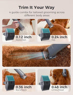 Dog Grooming Kit, FurEase Dog Grooming Vacuum with Dog Clippers for Grooming, 13000Pa Powerful Dog Vacuum for Shedding Grooming with 5 Pet Grooming Tools (Iron Gray, 2.5 Liter Canister)