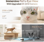 Enabot EBO ROLA Mini Pet Camera Robot: 2K FamilyBot Mobile Home Companion | Whole-Home Mobility, Two-Way Talk, Night Vision, Long Battery Life, Local Storage, Long Distance Gift