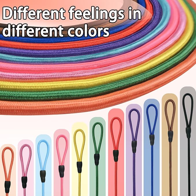 FOVRLZSE Nylon Dog Leash 11-Pack (11 Assorted Colors), 4.6FT for Small to Medium Dogs, 10mm Braided Nylon with TPU Non-Slip Buckle, Daily Walking & Puppy Training