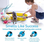 Purina Tidy Cats Clumping Cat Litter, Glade Clear Springs, 38 lb | Lightweight, low dust multi-cat litter with 10-day odor control and fresh floral fragrance