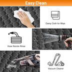 Mancro Waterproof Dog Hammock for Truck, Compatible with F150/RAM, Black | Visible Mesh Window,Great Gift,Storage Pockets,Effortless Cleaning, designed for full-size trucks, water-resistant polyester