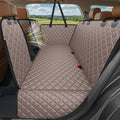 URPOWER 4 in 1 Dog Car Seat Cover for Back Seat, Waterproof Hammock | Mesh Window, Side Flaps, 600D Oxford, Scratch Resistant, Non-Slip, Easy Install, Machine Washable, Dog Seat Belt Included