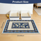Unicorn Catcher 33"x22" Cat Litter Mat Non-Slip Washable Litter Box Mat | High-Density PVC Litter Catcher Mat Efficiently Traps Scattered Litter From Paws To Keep Floors Clean
