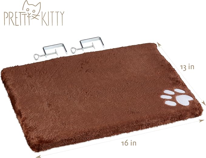 Cozy Window Cat Bed - 12.5x16in Washable, Perfect for Window Sill - Kitten & Cat Accessory