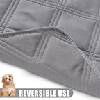 Smiry Waterproof Dog Bed Cover, Reversible Pet Blanket for Sofa Couch | Soft Washable Dog Blanket, Leakproof Couch Cover for Dogs Cats & Furniture Protection, 40x50, Grey/Grey