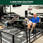FXW Rollick Dog Playpen with Divider Connectors, 24" H, 16 Panels | Heavy-Duty & Easy setup Play Area, Two-Zone Layout, Indoor & Yard, For Puppies & Small Dogs, Patented