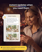 Furbo Mini Pet Camera: Home Security & Smart Alerts, Subscription Required | Stay connected with AI Pet & Home Safety Alerts, Mountable 130° Wide View, Video History, 2-Way Audio, Paid Plan Required