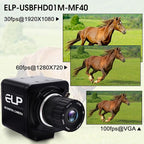 ELP USB Camera Manual Zoom 4mm Lens Prototype Camera 2Megapixel 1080p Webcam Cmos OV2710 Webcamera High fps 100fps Web Cam Security Surveillance Dog Pet Baby Video Monitoring USB Cameras for Most OS